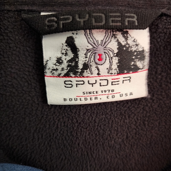 Spyder Men's Half-Zip Outbound Fleece Sweater Jacket Medium - Picture 3 of 7